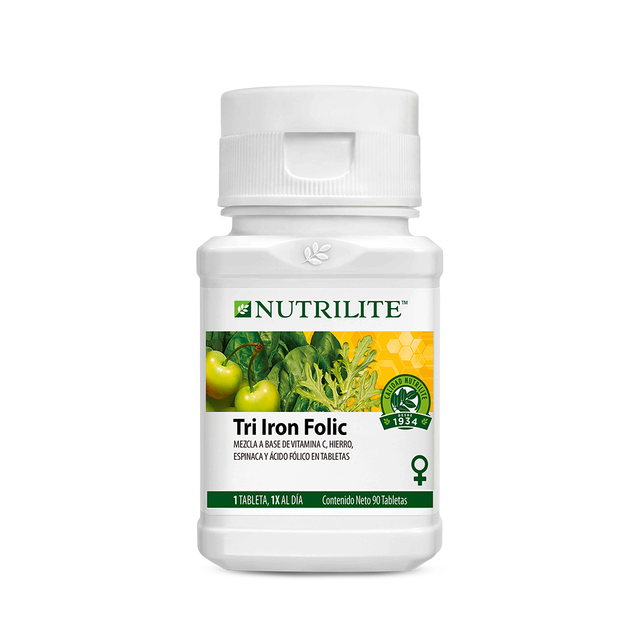 Suplemento Tri-Iron Folic de Nutrilite Amway original