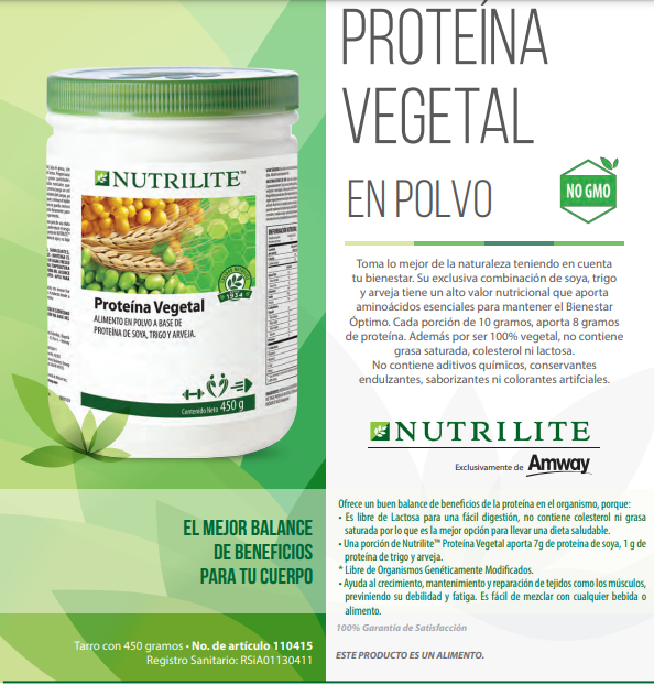 Proteína Vegetal de Amway